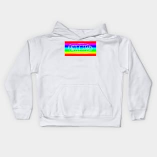 Natural Lips Rainbow Stripes Kids Hoodie